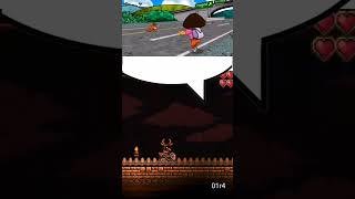 Blood Moon Mob Get Run A Minecart | Dora Gets Run A Car