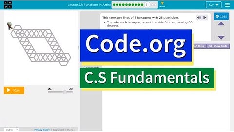 Code.org Express Lesson 22.11 Functions with Artist | Answers Explained | Course E Lesson 11.11