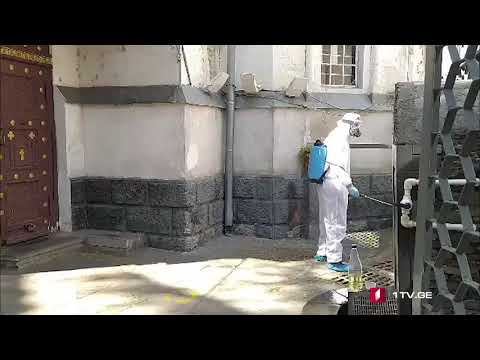 წმინდა იოანე ღვთისმეტყველის სახელობის რუსულ ეკლესიაში სადეზინფექციო სამუშაოები მიმდინარეობს