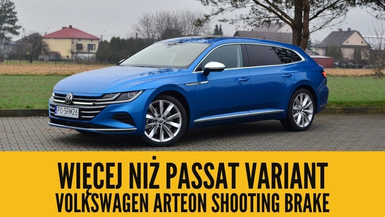 Volkswagen Arteon Shooting Brake więcej niż Passat Variant YouTube
