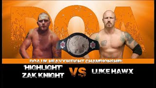 DOA FLASHBACK: Zak Knight vs. Luke Hawx - DOA:I (2013)