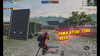 Emulator TDM ⚡ | NO GPU 😢| Smooth + 60 FPS - 1080p | M24 Play | Emulator Ipad View Pubg Mobile