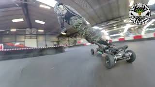 Björn On Custom Diy E-Mtb Action On Kart Track