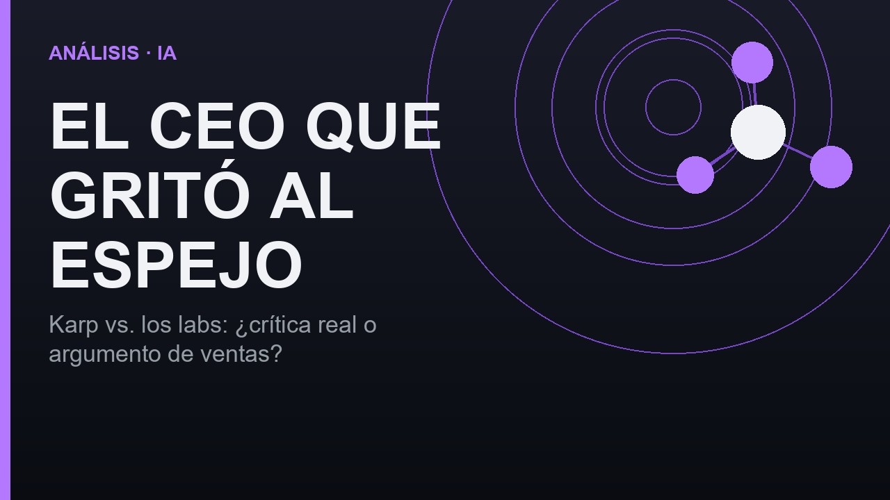 Alex Karp vs OpenAI: ¿tiene razón o es puro marketing de Palantir?