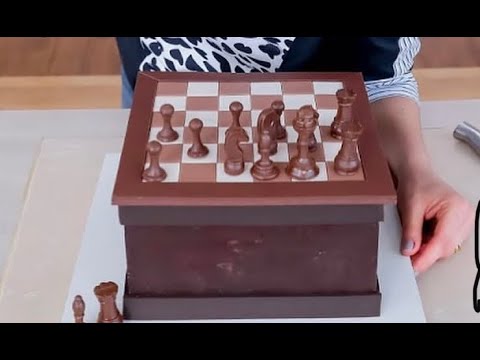 CHESS CAKE - BOLO TABULEIRO DE XADREZ 