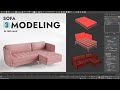 Sofa Modeling in 3ds Max - VizAcademy free Webinar