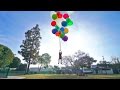 FLYING WITH GIANT HELIUM BALLOONS (INSANE)