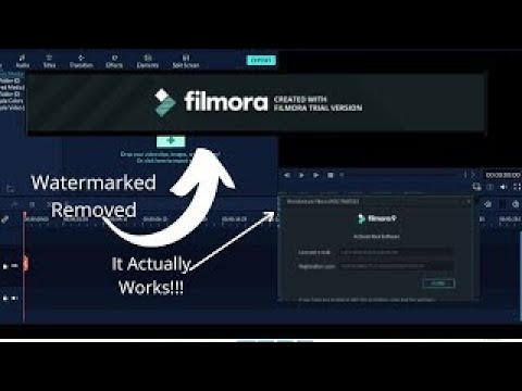 wondershare filmora watermark remover