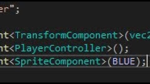 Raylib Entity Component System Test