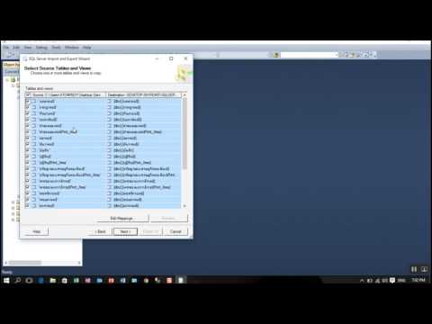การนำเข้าข้อมูลในแบบต่างๆ เข้าสู่ SQL Server