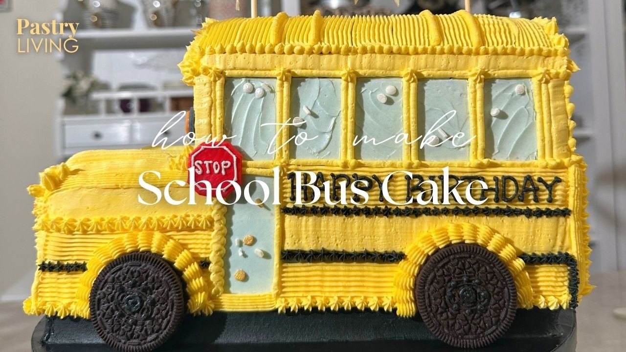 How To Make a Bus Cake (School Bus Cake 🚌💨 ) | Simple Tutorial