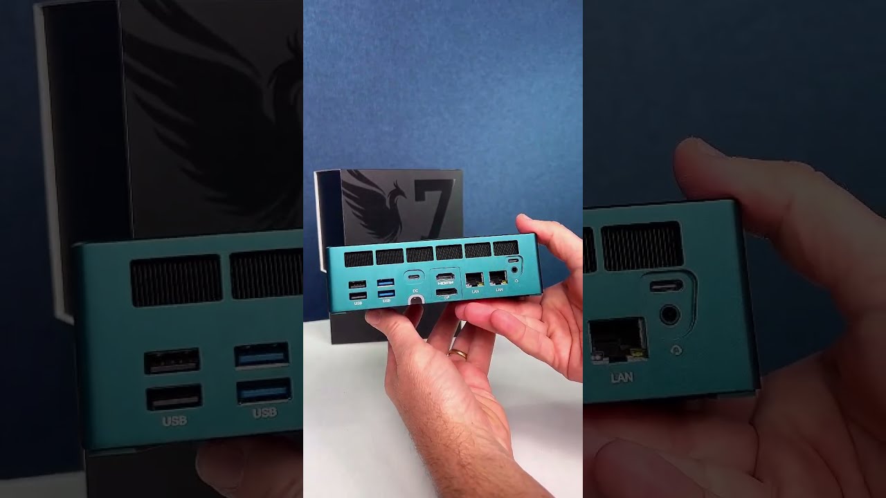 Esse O Mini PC De Alto Desempenho Beelink GTR7 Ele Vem Equipado Com Um Ryzen 7 7840HS Shorts