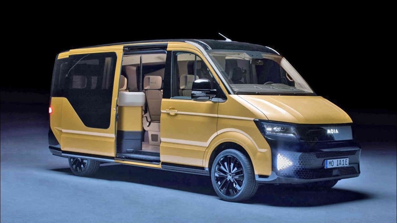 ОБЗОР. НОВЫЙ ЭЛЕКТРО ФОЛЬКСВАГЕН БУС Moia - YouTube