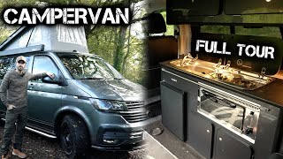 Campervan Conversion: FULL TOUR | VW Transporter T6.1 Campervan