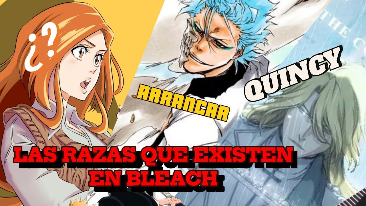 TODAS LAS DIFERENTES RAZAS EN BLEACH - YouTube