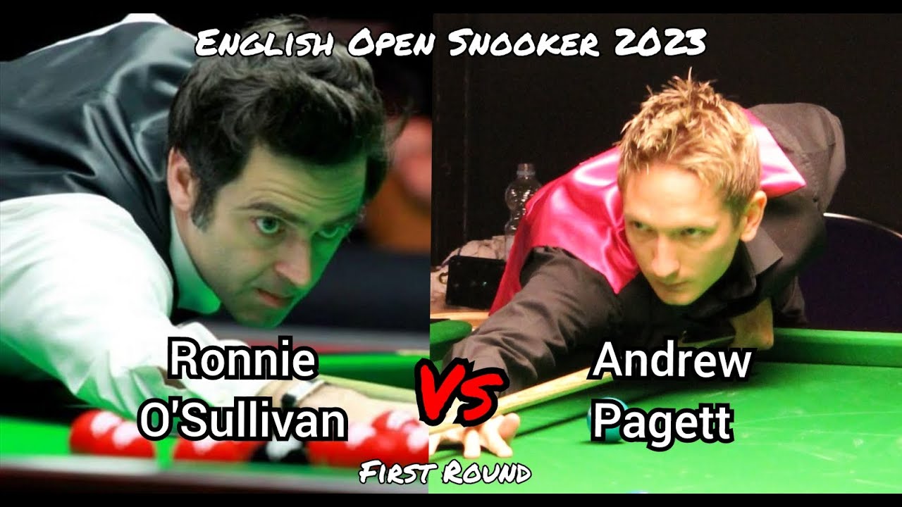 Ronnie O'Sullivan vs Andrew Pagett - English Open Snooker 2023 - First Round