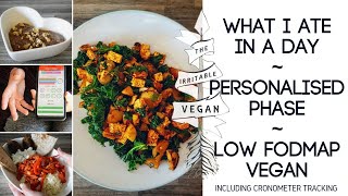 Vegan what i eat in a day / personalised low fodmap phase includes
cronometer tracking