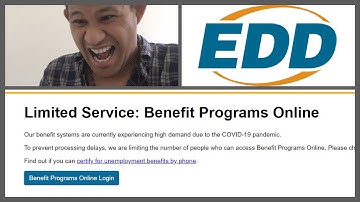 CA EDD: Limited Service: Benefits Online Message, Page Not Found Tip To Certify For Benefits