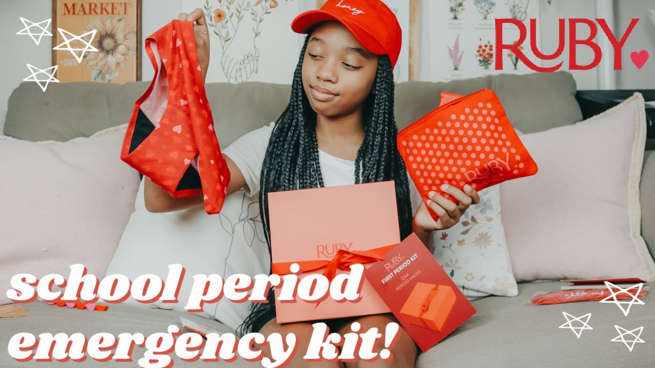 PERIOD EMERGENCY KIT FOR SCHOOL BY RUBY LOVE