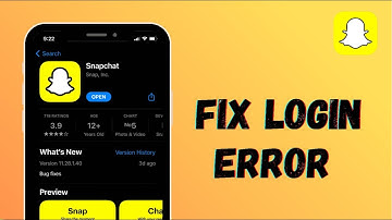 Fix Snapchat Login Problem / Error | 2021