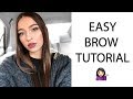 Eyebrow tutorial  erika medlin 2018