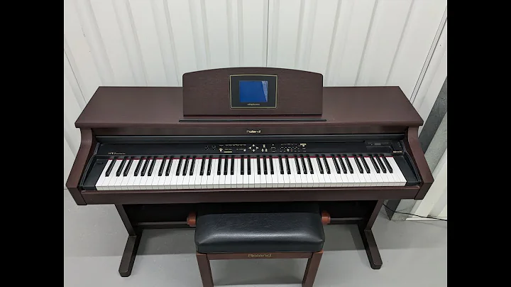 Roland HPi-5 digital intelligent piano and stool in rosewood stock number 23318