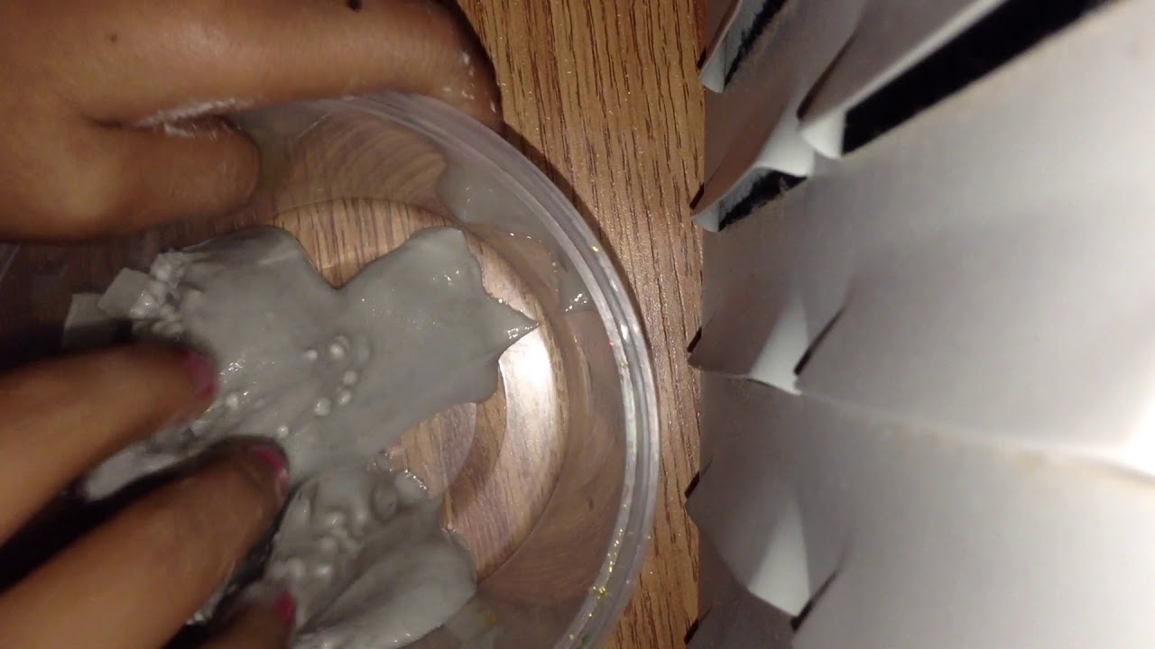 Foam bead slime😍😍 YouTube