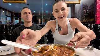 Eating INDIAN FOOD with my CAMERA MAN!! | Here's his opinion.. #india #foodie