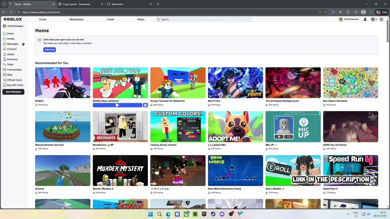 NEW Chrome Extension to COPY ANY Roblox Game in 2025! (100K+ Robux/Monthly)
