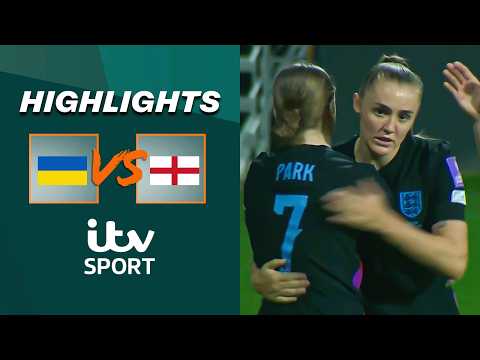 Highlights - Ukraine V England | Russo & Stanway Shine! | 2027 World Cup Qualifier