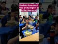 Students from Anhui, China, are having hot pot in the classroom.#china #food