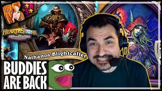 BUDDIES HAVE LANDED! SYLVANAS’ IS INSANE! - Hearthstone Battlegrounds