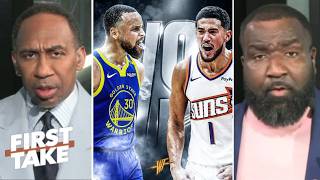 First Take Stephen A. Bold-Prediction For Warriors Vs. Suns Another Vintage Steph Game Tonight?