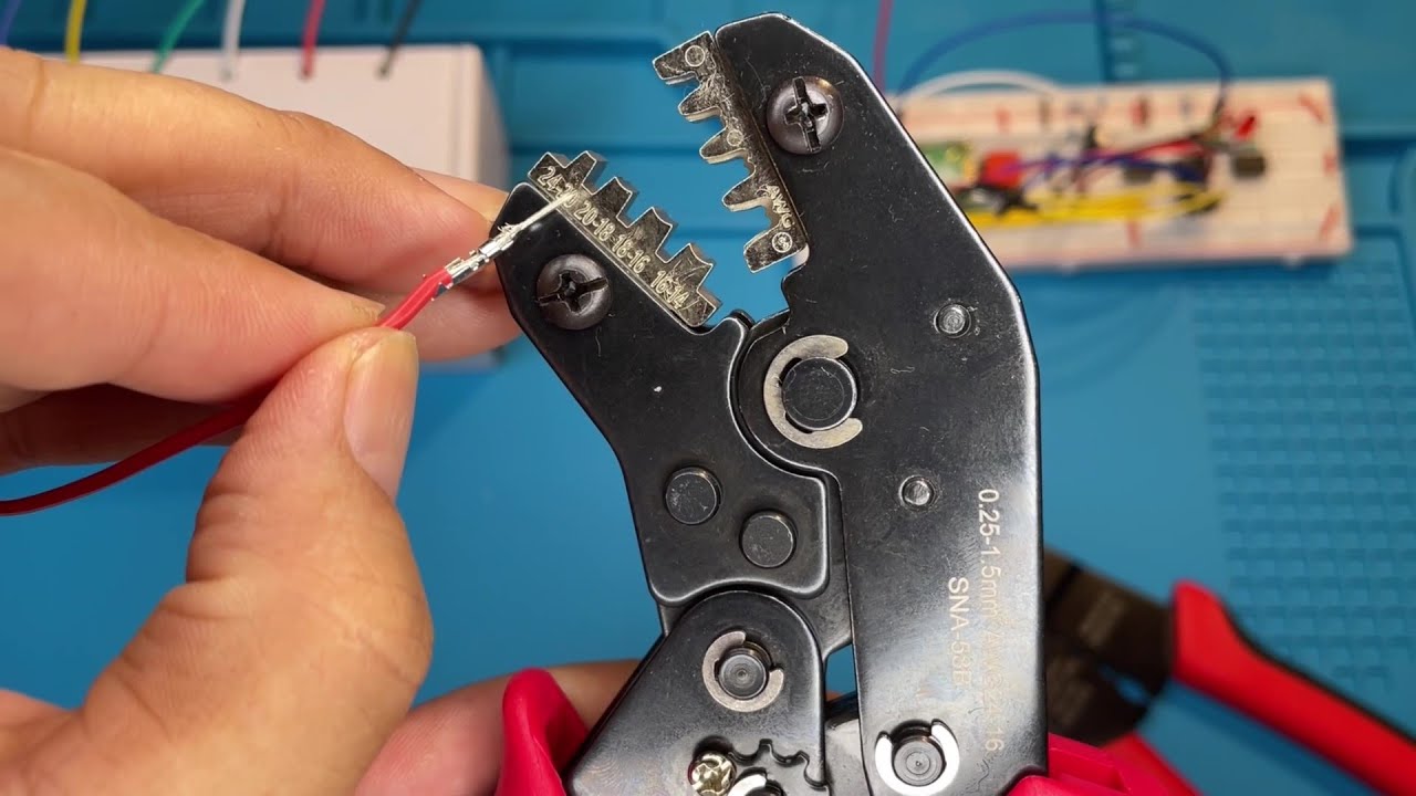 Demo - how make my own Jumper Wires #crimpingtool #ratchet