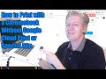 How to Print with a Chromebook  Free, No apps, New  for 2020  Connect a Printer Chromebook #Tutorial