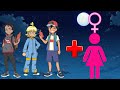 What if leon and ash had female mode  viral pokemon pokemoncharacters  leon ash sd pogo