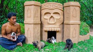 Building The Halloween Dog House For Them