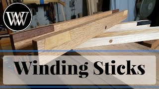 Watch more hand tool fun here http://vid.io/xoYa A Pair of Winding sticks it often the first tool that a hand tool woodworker will make 
