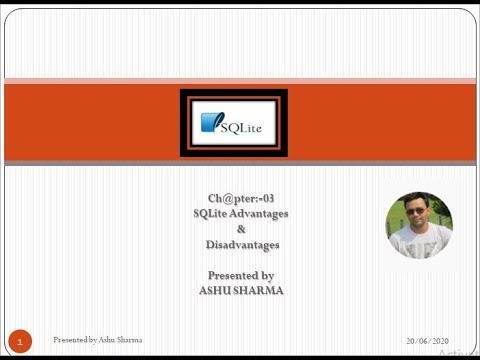 Lecture 3 SQLite Advantages & Disadvantages - YouTube
