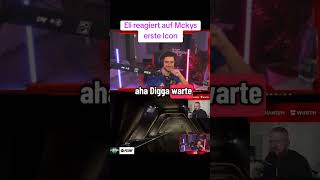 ELI REAGIERT AUF MCKYS ERSTE ICON #eliasn97 #twitch #eli #eligella #fussball #elijello #clips