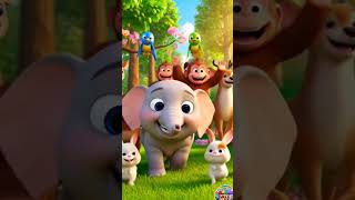 हाथी राजा | Haathi Raja Nursery Rhyme | Elephant Song for Kids | Chinku TV #shorts #cartoon