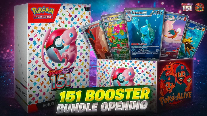 Scarlet and Violet 151 Booster Bundle Opening The Ultimate Charizard and Blastoise Chase