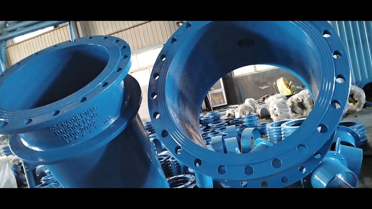 ISO2531 EN545 Ductile Iron Pipe Fittings for water supply pipeline