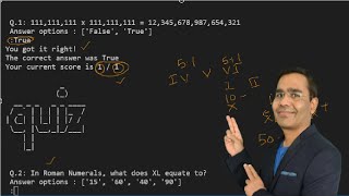 Maths Quiz using Python code | Top maths question Quiz | Trivia easy quiz explanation