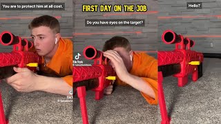 LUKE DAVIDSON FUNNY Compilation №227 / Business man run into each other first day on the job