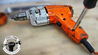 การฟื้นฟู Drill Drill เก่า - Black and Decker Kār fụ̄̂nfū Drill Drill kèā - Black and Decker