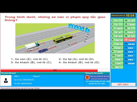 Video Cách sử dụng phần mềm luyện thi GPLX Mô Tô hạng A1,... - youtube