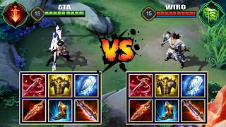ATA vs WIRO | FULL BUILD FIGHT | ARENA OF VALOR/AOV/ROV