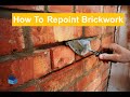 How To Repoint Old Brickwork The Easy Way With No Experience 