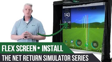 Flex Screen Assembly  - For Your The Net Return Golf Net - Installation Video